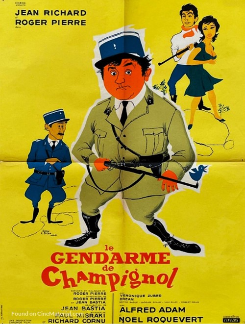 Le gendarme de Champignol - French Movie Poster