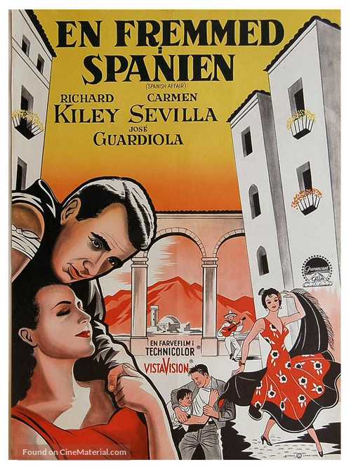 Spanish Affair - Danish Movie Poster