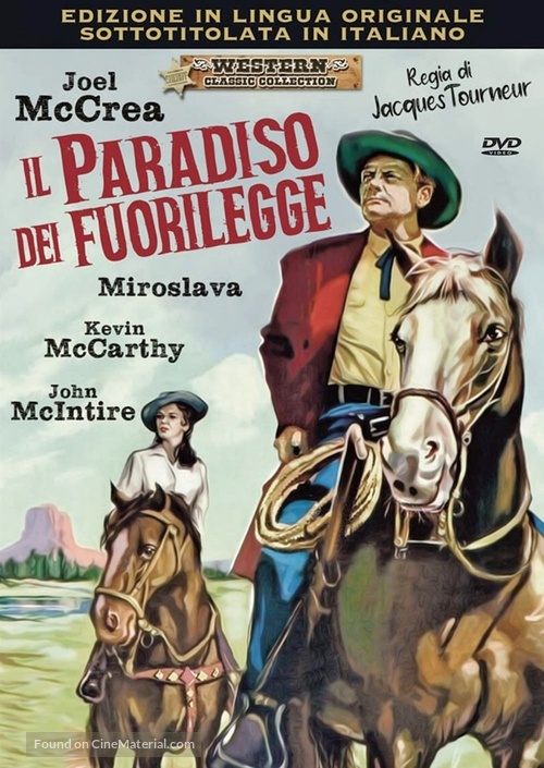 Stranger on Horseback - Italian DVD movie cover