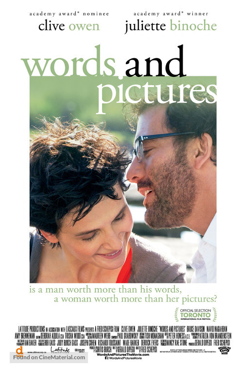 Words and Pictures - Canadian Movie Poster