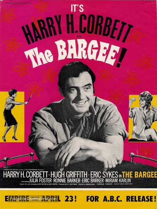 The Bargee - British Movie Poster