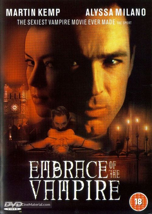 Embrace Of The Vampire - British DVD movie cover