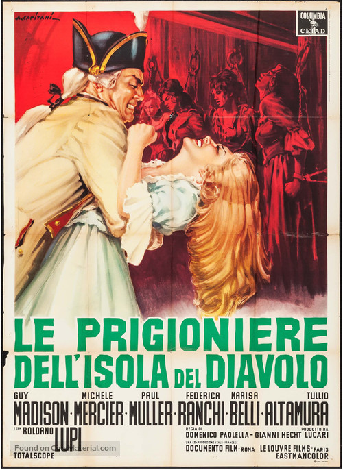 Women of Devil&#039;s Island - Italian Movie Poster
