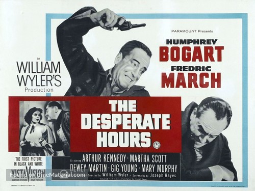 The Desperate Hours - British Movie Poster
