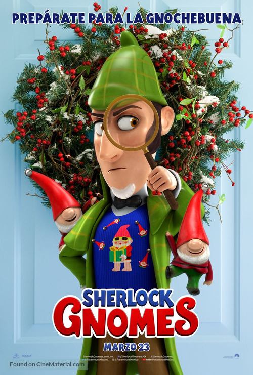 Sherlock Gnomes - Mexican Movie Poster