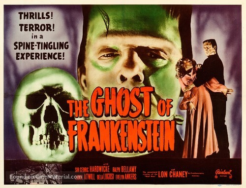 Details about   The Ghost of Frankenstein FRIDGE MAGNET movie poster 