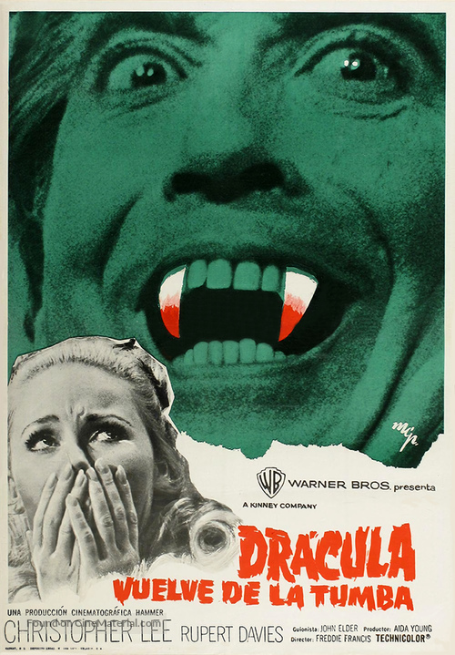 Dracula Has Risen from the Grave - Spanish Movie Poster