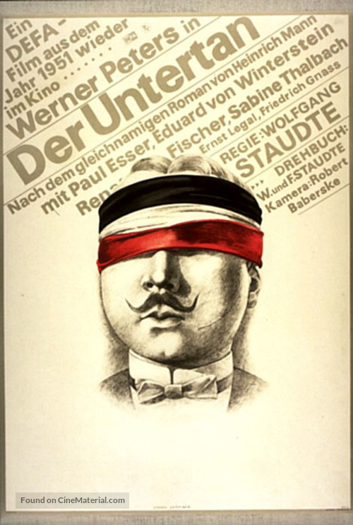 Der Untertan - German Movie Poster