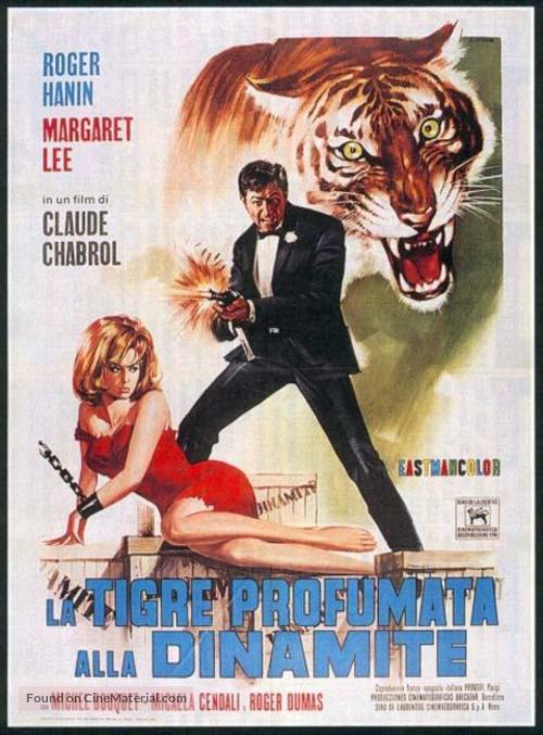 Le Tigre se parfume &agrave; la dynamite - Italian Movie Poster