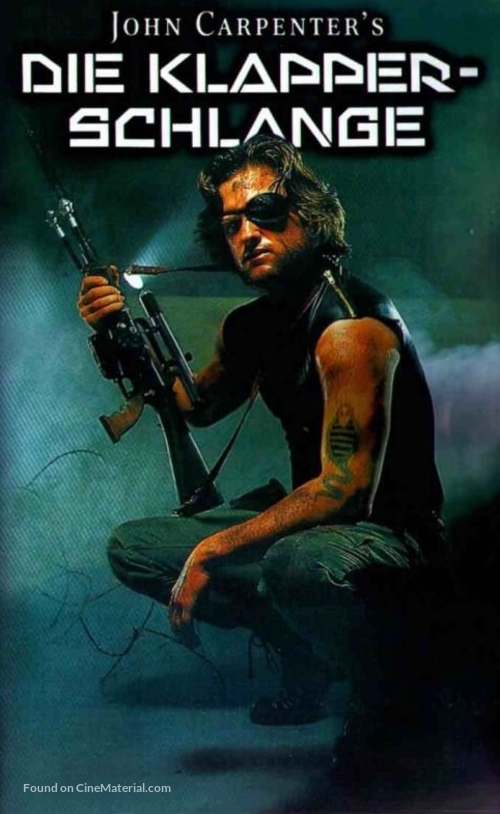 Escape From New York - German VHS movie cover