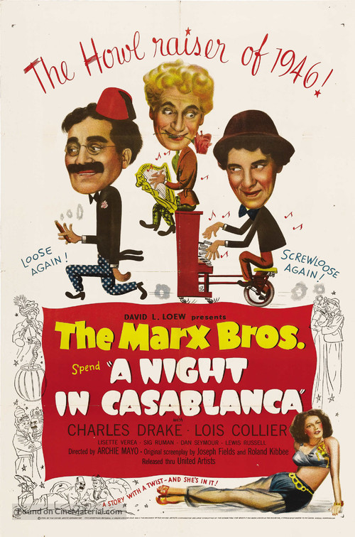 A Night in Casablanca - Movie Poster