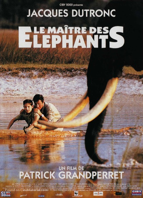 Le ma&icirc;tre des &eacute;l&eacute;phants - French Movie Poster