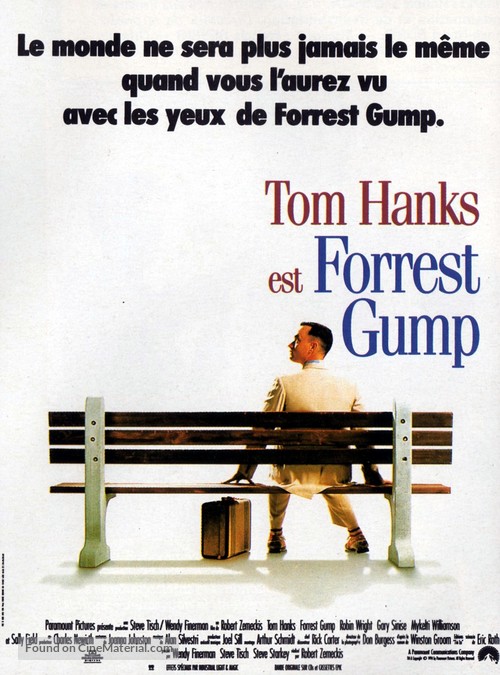 Forrest Gump - French Movie Poster