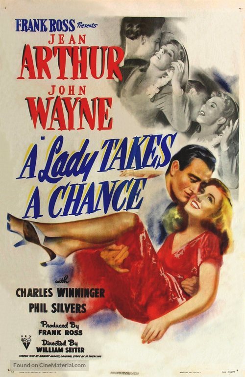 A Lady Takes a Chance - Movie Poster