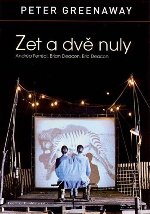 A Zed &amp; Two Noughts - Czech DVD movie cover