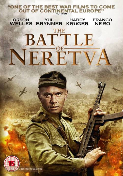 Bitka na Neretvi - British Movie Poster