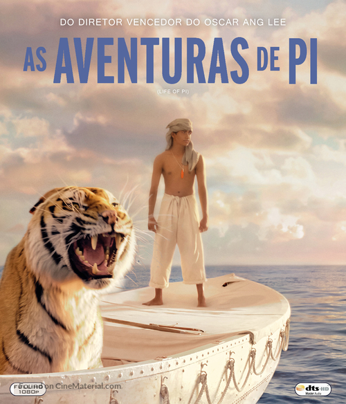 Life of Pi - Brazilian Blu-Ray movie cover