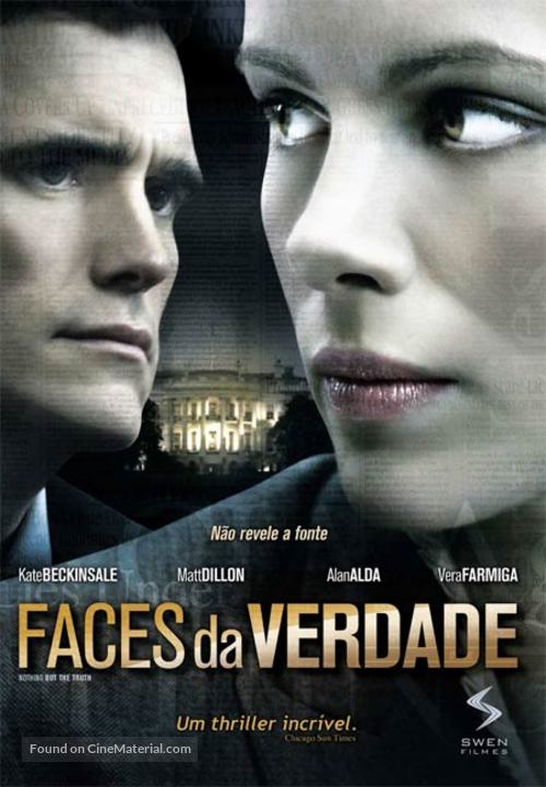 Nothing But the Truth - Brazilian DVD movie cover