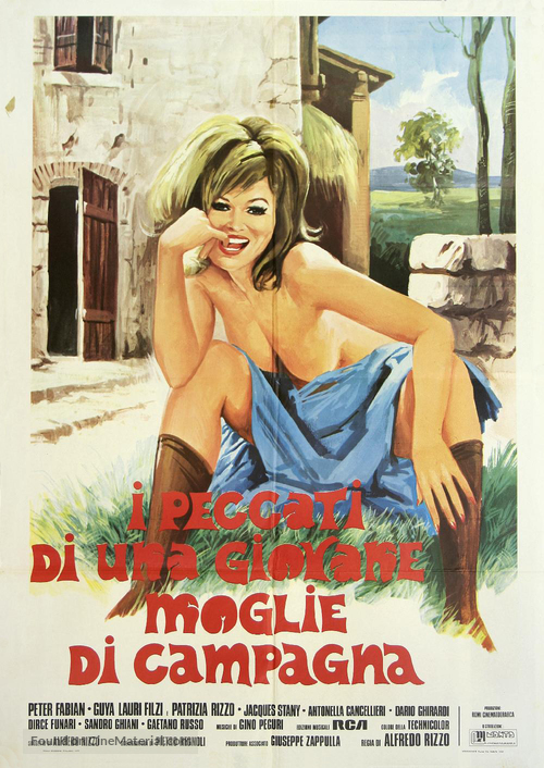Peccati di una giovane moglie di campagna - Italian Movie Poster