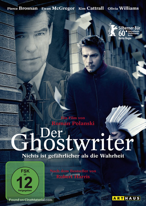 The Ghost Writer - German DVD movie cover