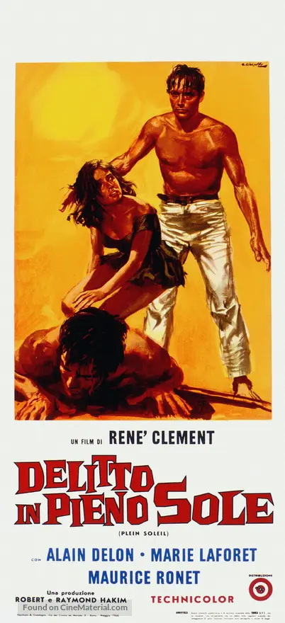 Plein soleil - Italian Movie Poster