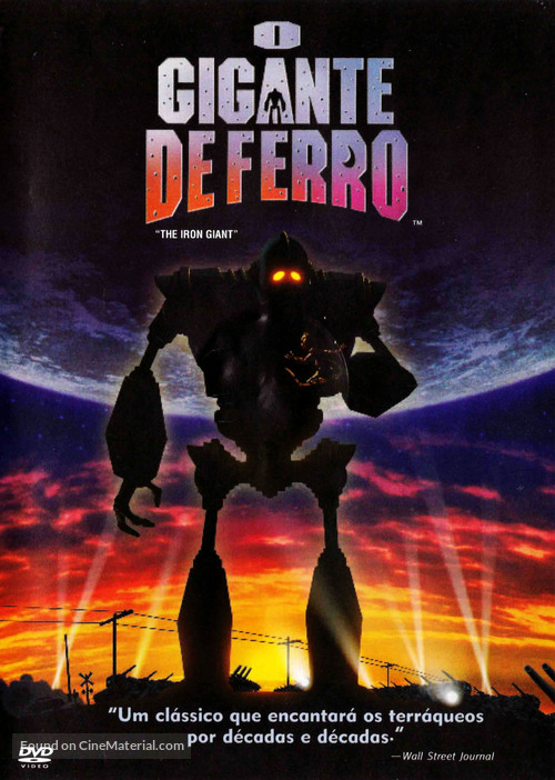 The Iron Giant - Brazilian DVD movie cover