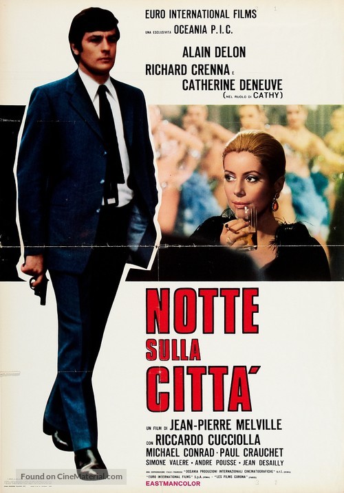 Un flic - Italian Movie Poster