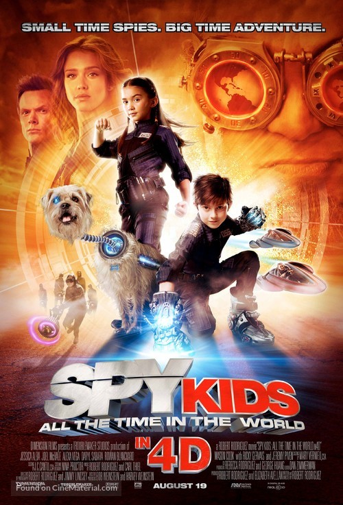 Spy Kids: All the Time in the World in 4D - Canadian Movie Poster