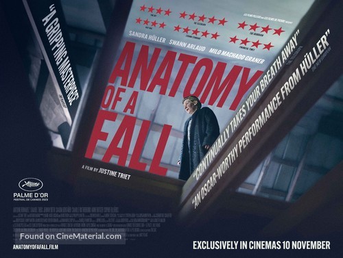 Anatomie d&#039;une chute - British Movie Poster