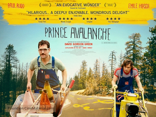 Prince Avalanche - British Movie Poster