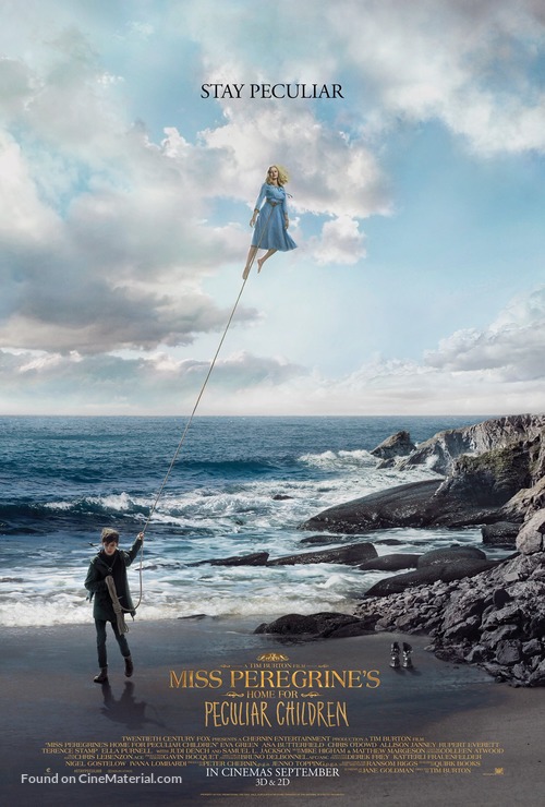 Miss Peregrine&#039;s Home for Peculiar Children - British Movie Poster