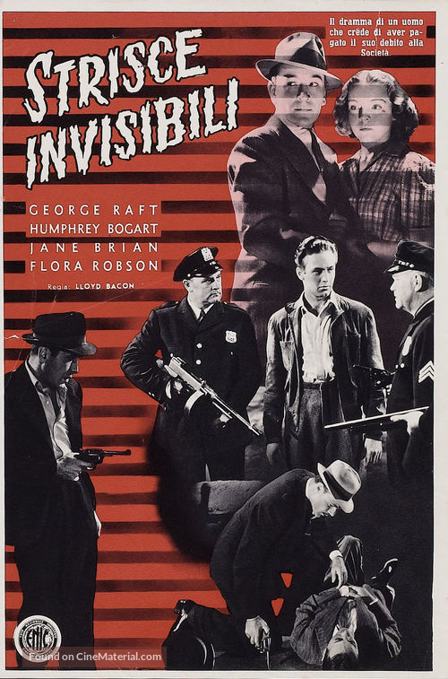 Invisible Stripes - Italian Movie Poster