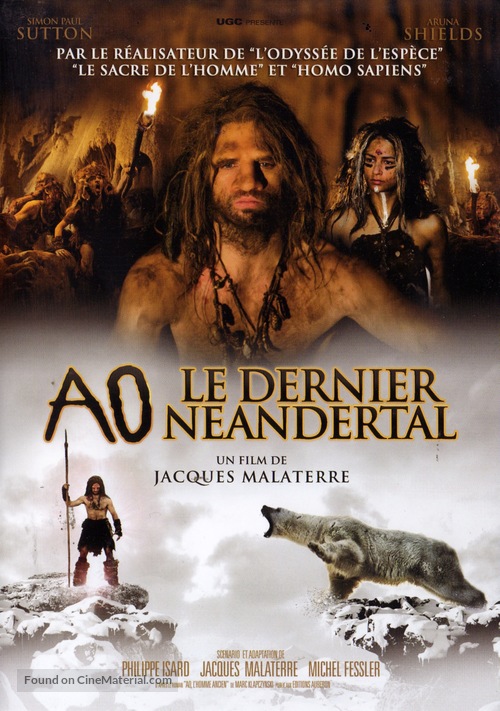 Ao, le dernier N&eacute;andertal - French DVD movie cover