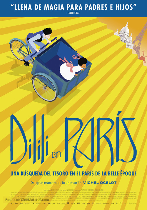 Dilili &agrave; Paris - Spanish Movie Poster