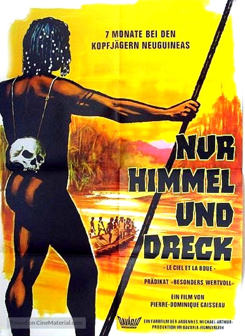 Le ciel et la boue - German Movie Poster