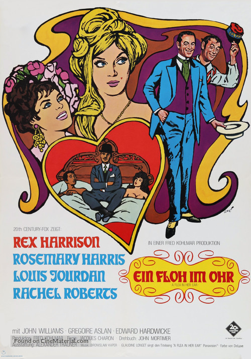 A Flea in Her Ear - German Movie Poster