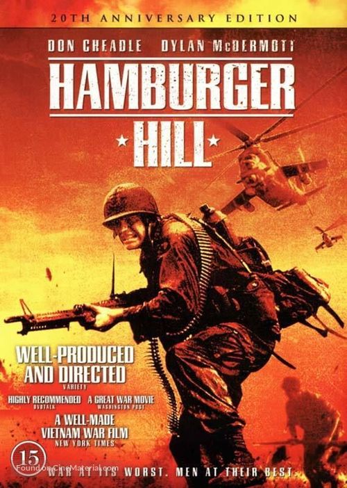 Hamburger Hill - Danish DVD movie cover
