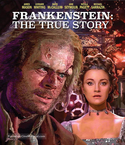Frankenstein: The True Story - Blu-Ray movie cover