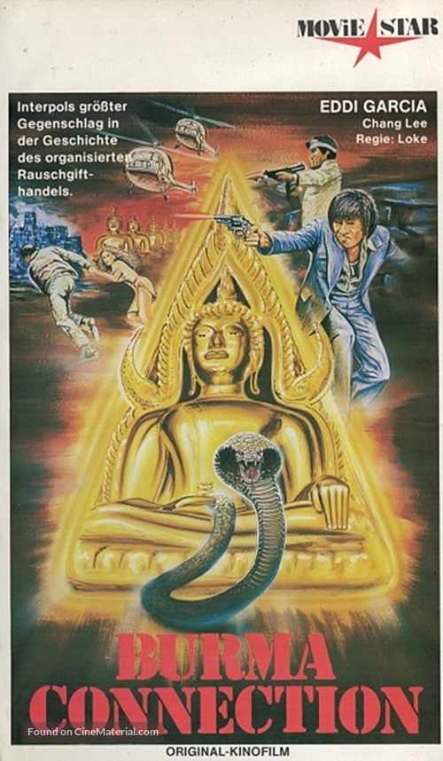 The Golden Triangle - German VHS movie cover