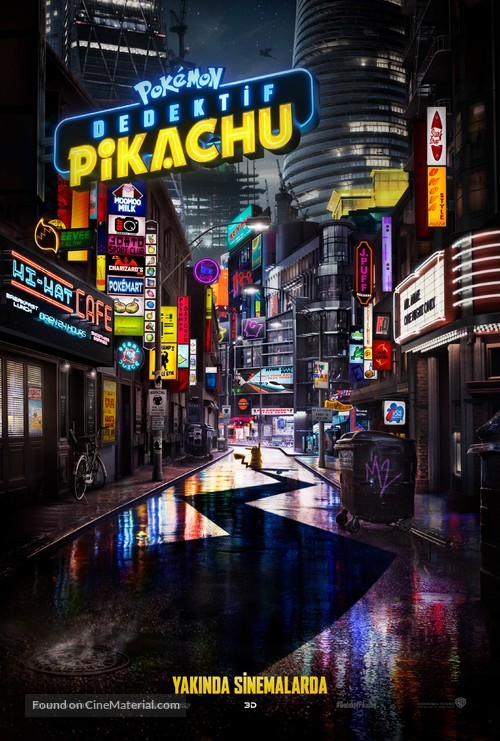 Pok&eacute;mon: Detective Pikachu - Turkish Movie Poster