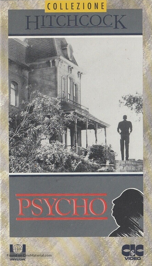 Psycho - Italian VHS movie cover