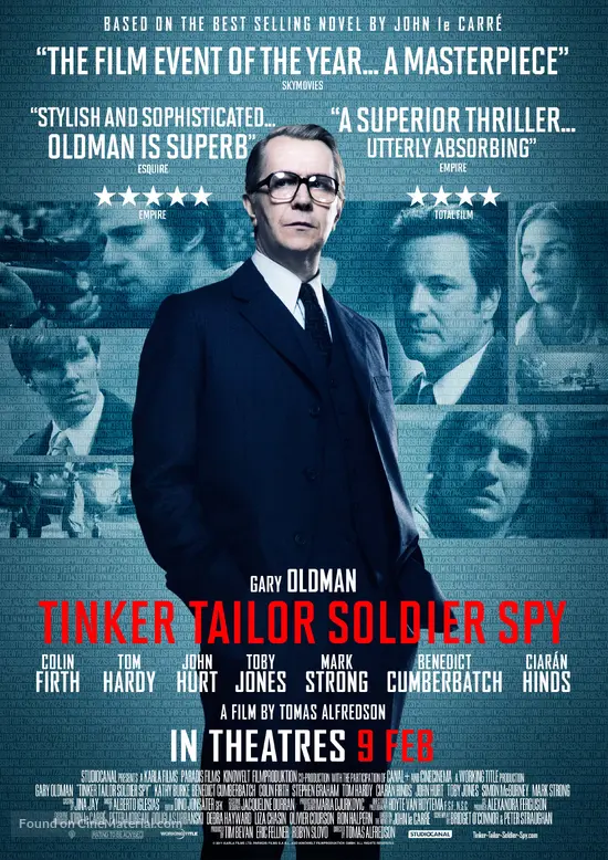 Tinker Tailor Soldier Spy - Singaporean Movie Poster