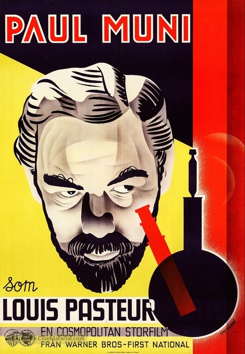 The Story of Louis Pasteur - Swedish Movie Poster