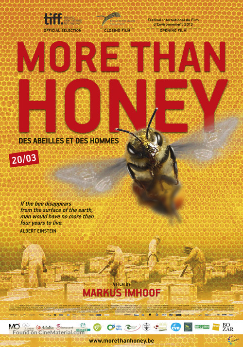 More Than Honey - Belgian Movie Poster