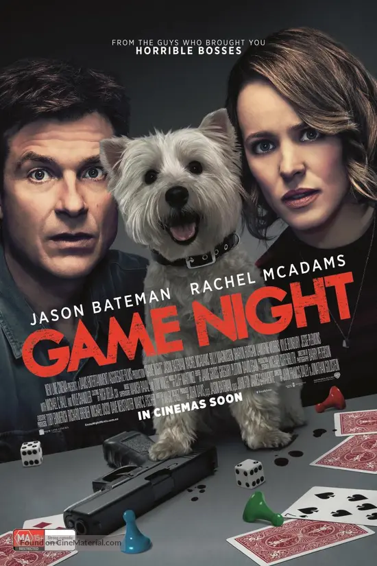 Game Night (2018) Australian movie poster