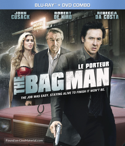 The Bag Man - Canadian Blu-Ray movie cover