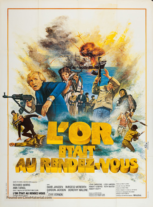 Golden Rendezvous - French Movie Poster