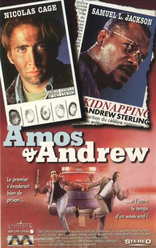Amos &amp; Andrew - French VHS movie cover
