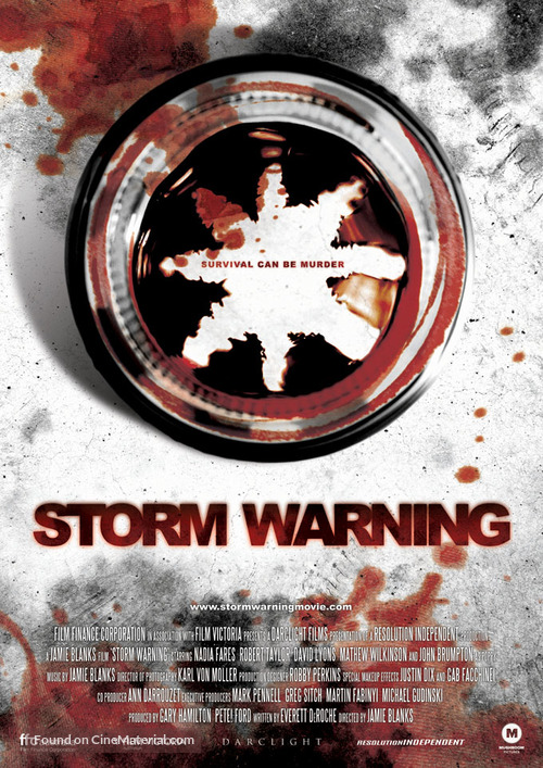 Storm Warning - Australian poster