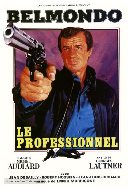 Le professionnel - French Movie Poster